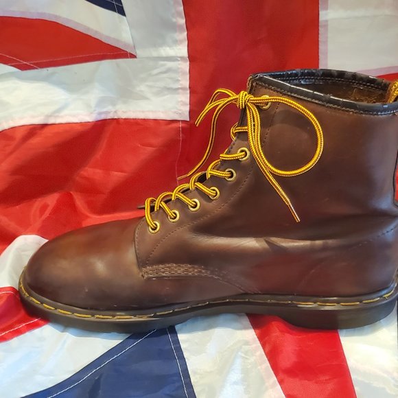Vintage Doc Martens "Made In England" Cognac Brown - Picture 3 of 4